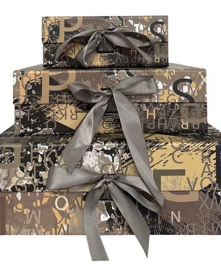 Cutie cadou pliabilă cu închidere magnetică și fundiță, 29x20cm,cod1129