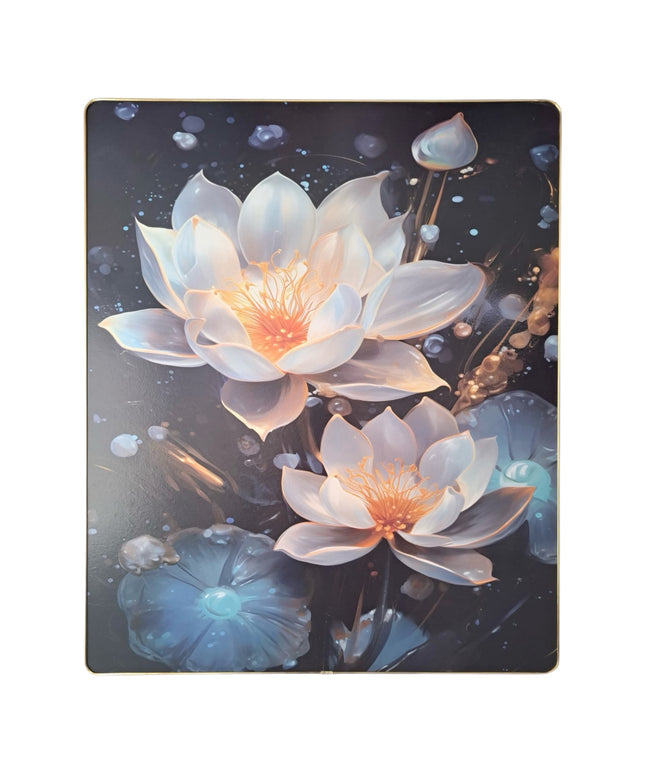 Tablou decorativ lotus luminos  58x48cm cod 1148-3