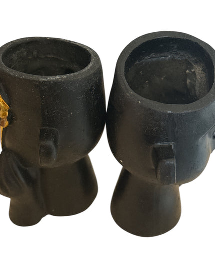 Vază decor 2/set 12x8cm