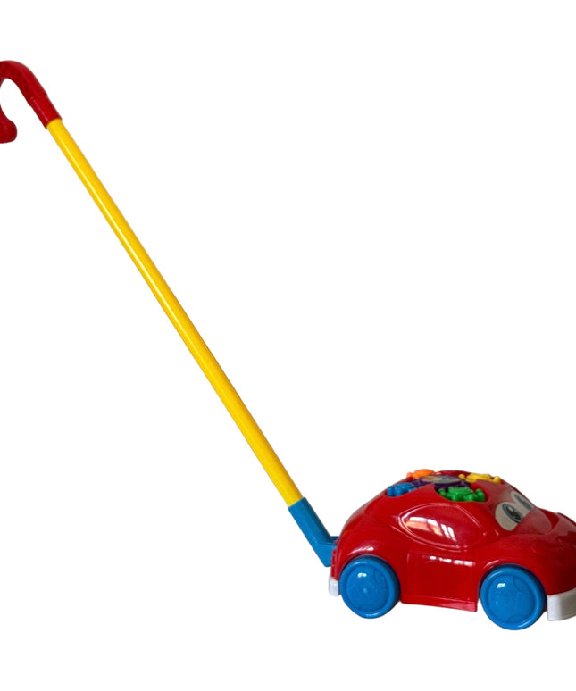 Mașinuță de împins cu roți dințate interactive