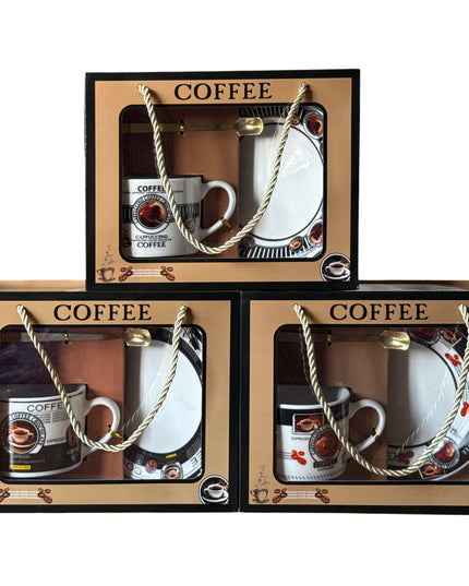 Set cadou ceașcă și farfurie cu linguriță HM183