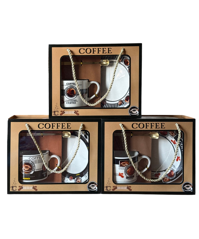 Set cadou ceașcă și farfurie cu linguriță HM183