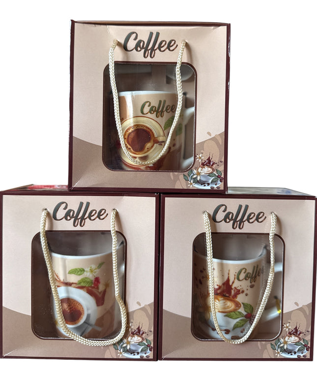 Set cadou cană cu linguriță Coffee ZH281