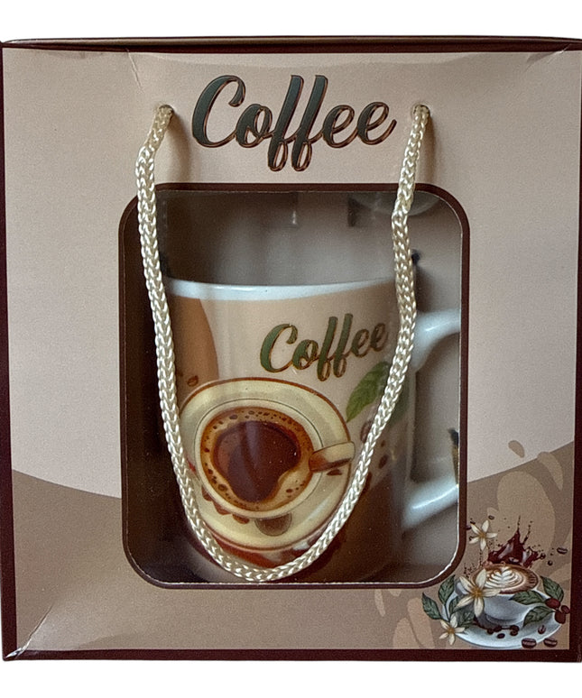 Set cadou cană cu linguriță Coffee ZH281