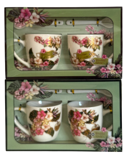 Set cadou 2 căni cu linguriță AT1736