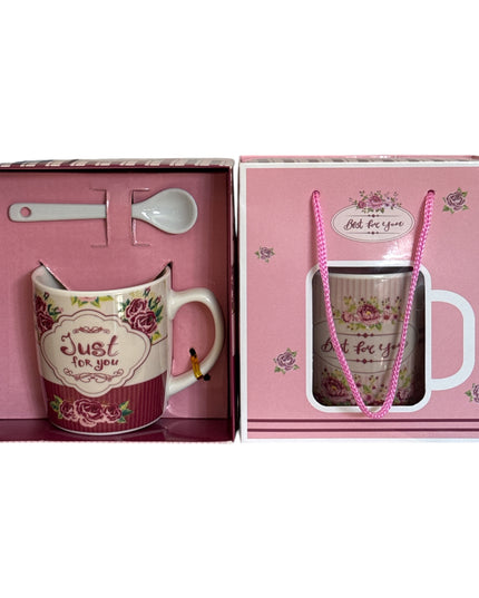 Set cadou cană cu linguriță Coffee ZH104