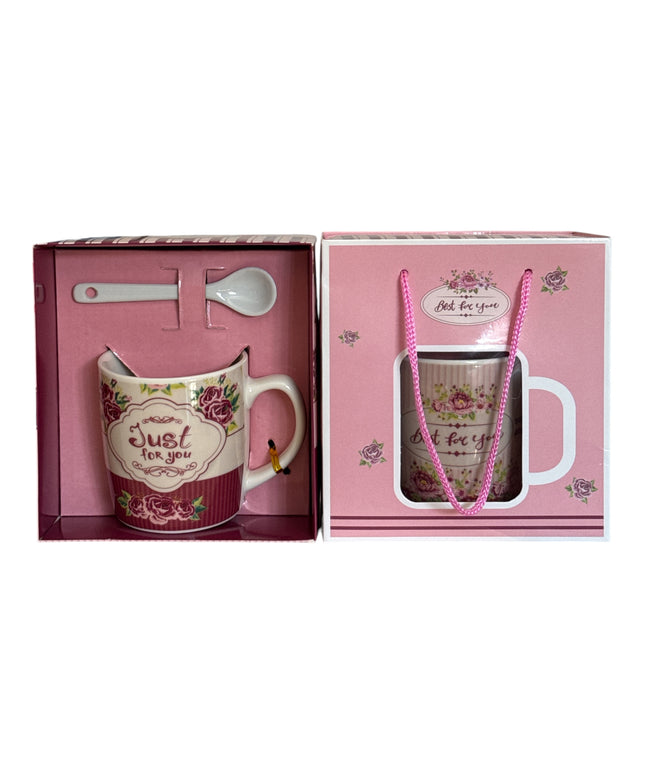 Set cadou cană cu linguriță Coffee ZH104