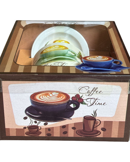 Set cadou cană cu capac și linguriță HK2156