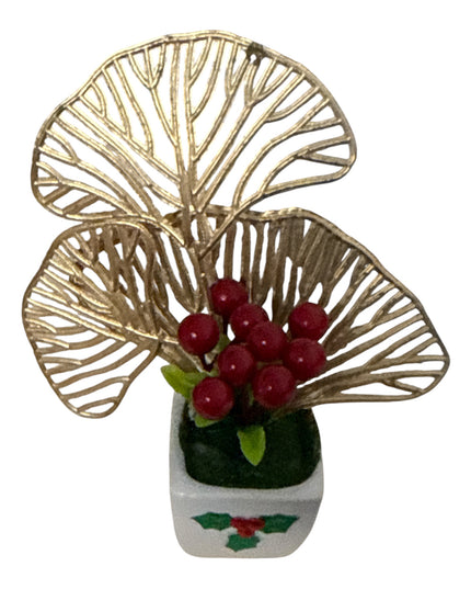 Set 2 aranjamente decorative de Crăciun