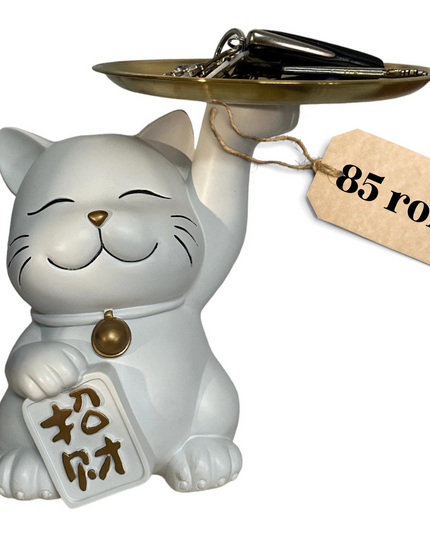 Pisică Maneki suport chei 21cm 934-2