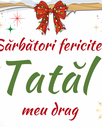 Cană Crăciun cu mesaj pentru Bărbați