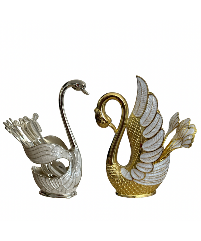 Suport Lebădă cu 6 lingurițe 15cm