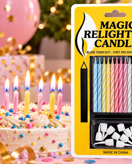 Lumânări magice care se reaprind – Magic Relighting Candles