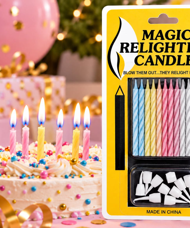 Lumânări magice care se reaprind – Magic Relighting Candles