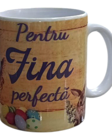 Cană Paște cu mesaj pentru Femei 330ml