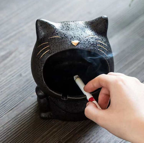 Scrumieră Pisică ceramică