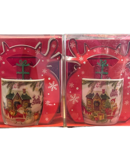 Set cadou Crăciun Cană cu ren ST206B