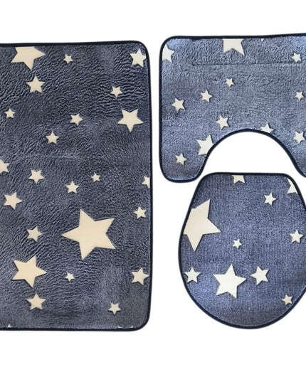 Set covorașe baie 3 piese fluorescente 78x49cm,cod1104-8