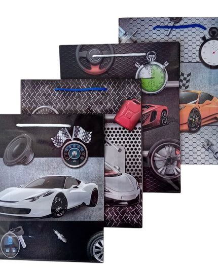 Pungă cadou Mașini 12/set 31x26cm