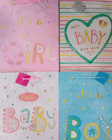 Pungă cadou Baby 12/set 32x26cm