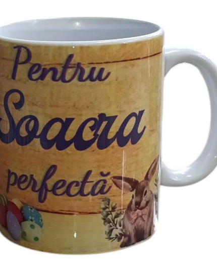 Cană Paște cu mesaj pentru Femei 330ml