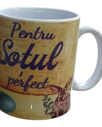 Cană Paște cu mesaj pentru Bărbați 330ml