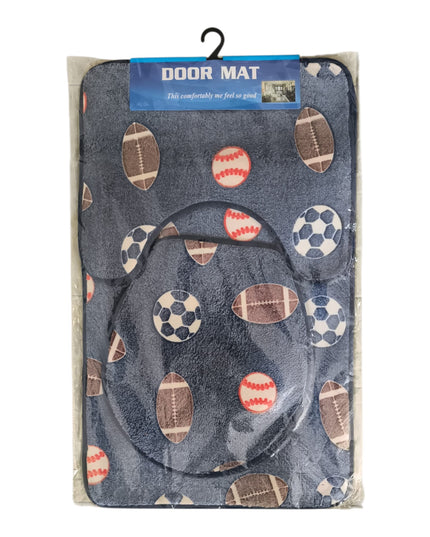 Set covorașe baie 3 piese fluorescente 78x49cm,cod1104-8