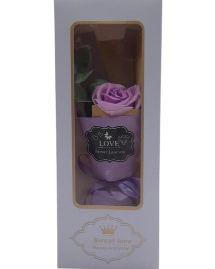 Buchet decorativ Trandafiri de săpun în pungă cadou 804-8
