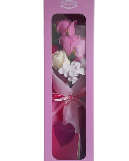 Buchet ornamental Trandafiri în cutie cadou 804-13