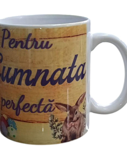 Cană Paște cu mesaj pentru Femei 330ml