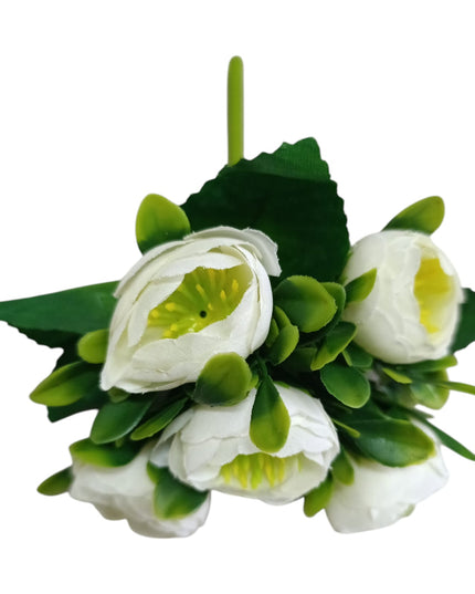 Buchet ornamental Bujori artificiali22cm w013-6