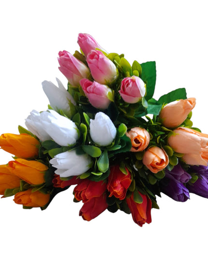 Buchet ornamental Lalele 20cm w01316-15