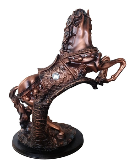 Statuetă Cal Cabrat Decorat  54cm