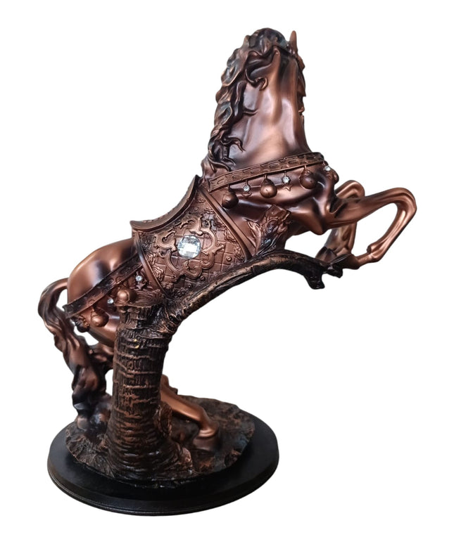 Statuetă Cal Cabrat Decorat  54cm