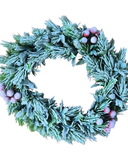 Coroniță ușă brad artificial 30cm