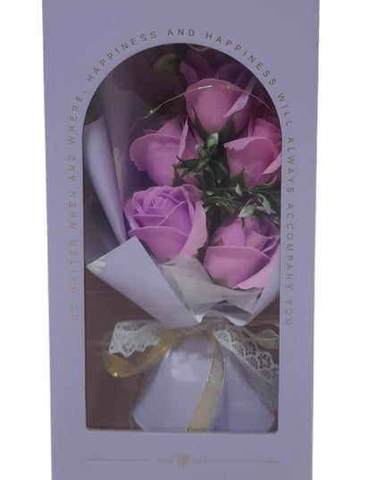 Buchet decorativ în Cutie cadou cu lumini LED 804-7