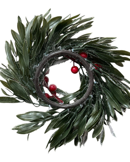 Coroniță ușă brad artificial 20cm