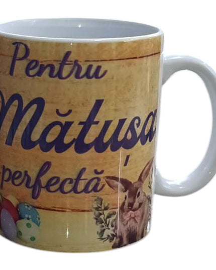 Cană Paște cu mesaj pentru Femei 330ml