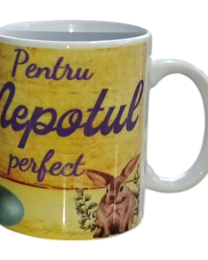 Cană Paște cu mesaj pentru Bărbați 330ml