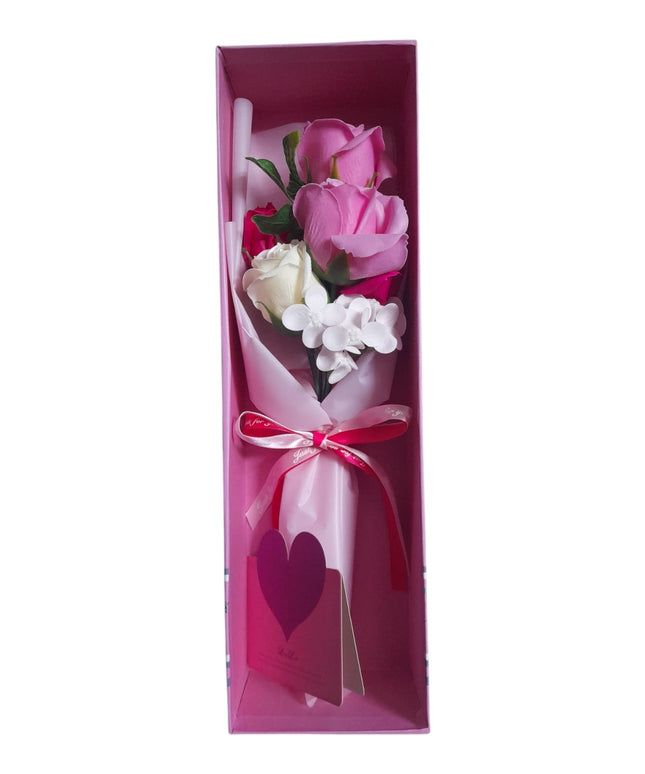 Buchet ornamental Trandafiri în cutie cadou 804-13