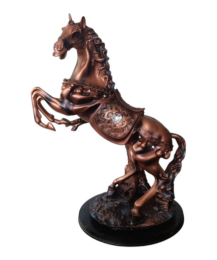 Statuetă Cal Cabrat Decorat  54cm