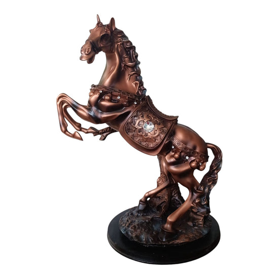 Statuetă Cal Cabrat Decorat  54cm