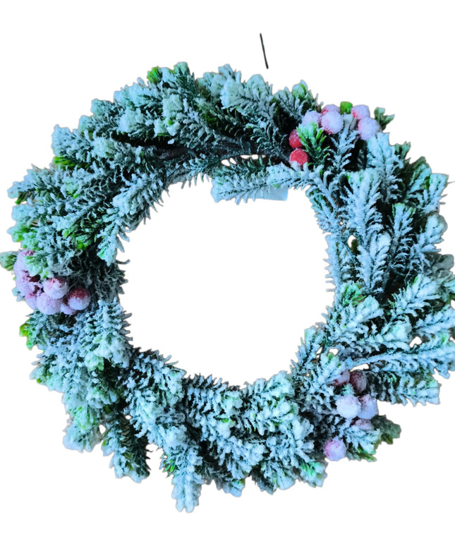 Coroniță ușă brad artificial 30cm