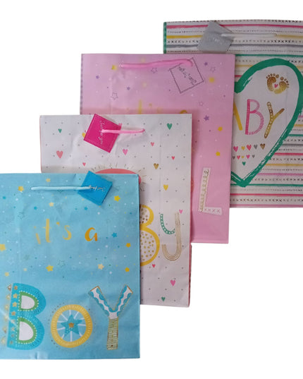 Pungă cadou Baby 12/set 32x26cm