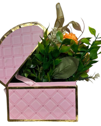 Cufăr cu flori 23x20cm