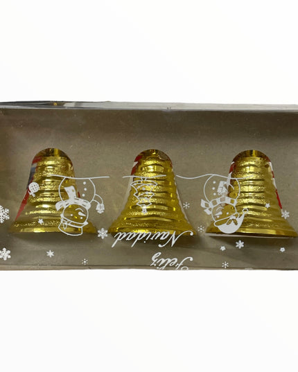 Ornament Clopoțel 3/set 7cm