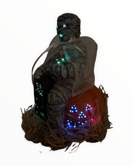 Figurină cu lumini și sunet Halloween 21cm