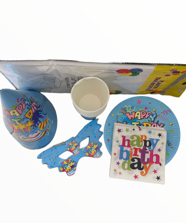 Set petrecere Happy B. Albastru