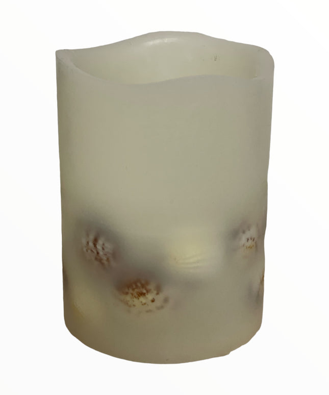 Lumânare Scoici decorativă cu baterii 10cm