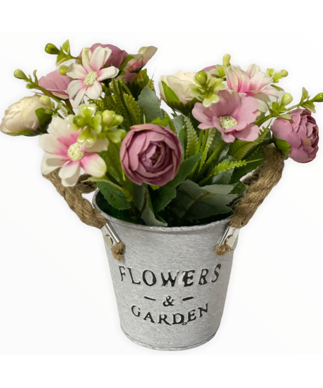 Aranjament ghiveci metal E40. 20cm